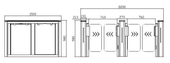 BS-BZ09 智能通道閘