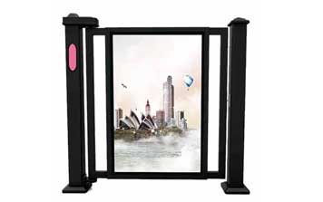 人行通道平開(kāi)廣告門（定制款）