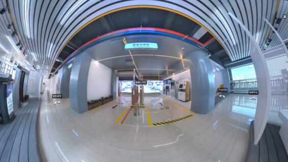 智慧云停車場景（VR視角）