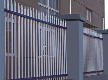 鋅鋼噴塑B型圍欄