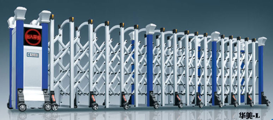 華美-L鋁合金伸縮門