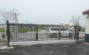 濟南飛機場智能無軌懸浮門工程案例