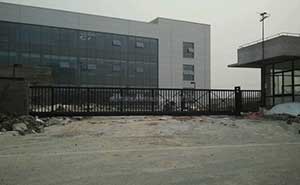 上海漢瑞普澤粉粒體技術(shù)有限公司智能無軌懸浮門工程案例