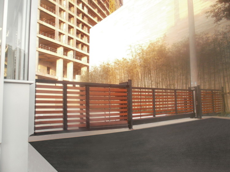 浙江中成喜悅廣場智能無軌懸浮門工程案例 - 中出網(wǎng)-智能出入口與停車充電門戶