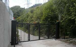 白山國家電網(wǎng)智能無軌懸浮門工程案例