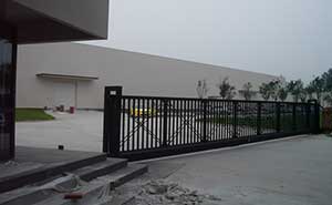 石家莊正定縣城智能無軌懸浮門工程案例