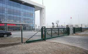 泰州防疫中心智能無(wú)軌懸浮門(mén)工程案例