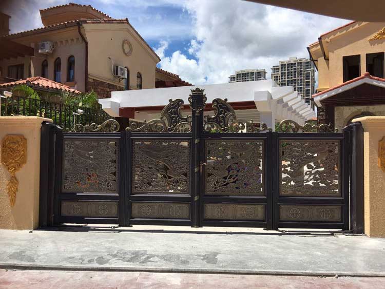 三亞市別墅鋁藝965 - 中出網-智能出入口與停車充電門戶