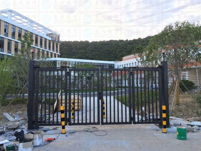 臺州二電廠智能安全伸縮平移門工程案例 - 中出網(wǎng)-智能出入口與停車充電門戶