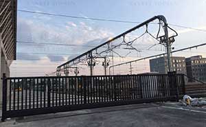 南寧軌道交通集團(tuán)10米南門（1）智能安全伸縮平移門工程案例