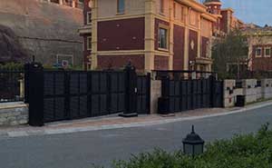 吉林市私人別墅2智能安全伸縮平移門工程案例