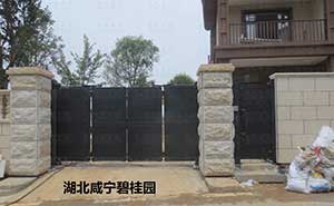 湖北咸寧碧桂園1 開泰LP智能安全伸縮平移門工程案例