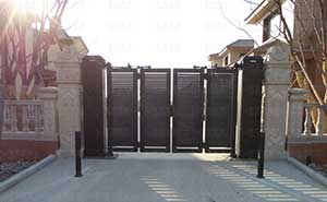 天津?yàn)I海湖智能懸折門案例 - 中出網(wǎng)-智能出入口與停車充電門戶