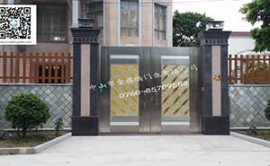 中山黃圃別墅住宅大門工程案例 - 中出網(wǎng)-智能出入口與停車充電門戶