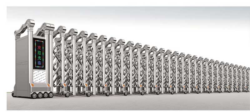 寶盾不銹鋼電動(dòng)伸縮門