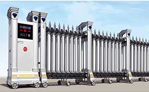 STL 307B不銹鋼電動(dòng)伸縮門(mén)