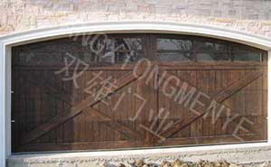 北美風(fēng)情實(shí)木車庫門