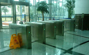 上海橋式圓角翼閘案例