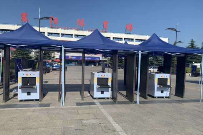 湖北省襄陽市諸葛亮廣場(chǎng)襄陽體育場(chǎng)6臺(tái)-TH5030安檢門案例 - 中出網(wǎng)-智能出入口與停車充電門戶