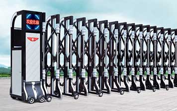 騰達(dá)門（黑色）鋁合金伸縮門