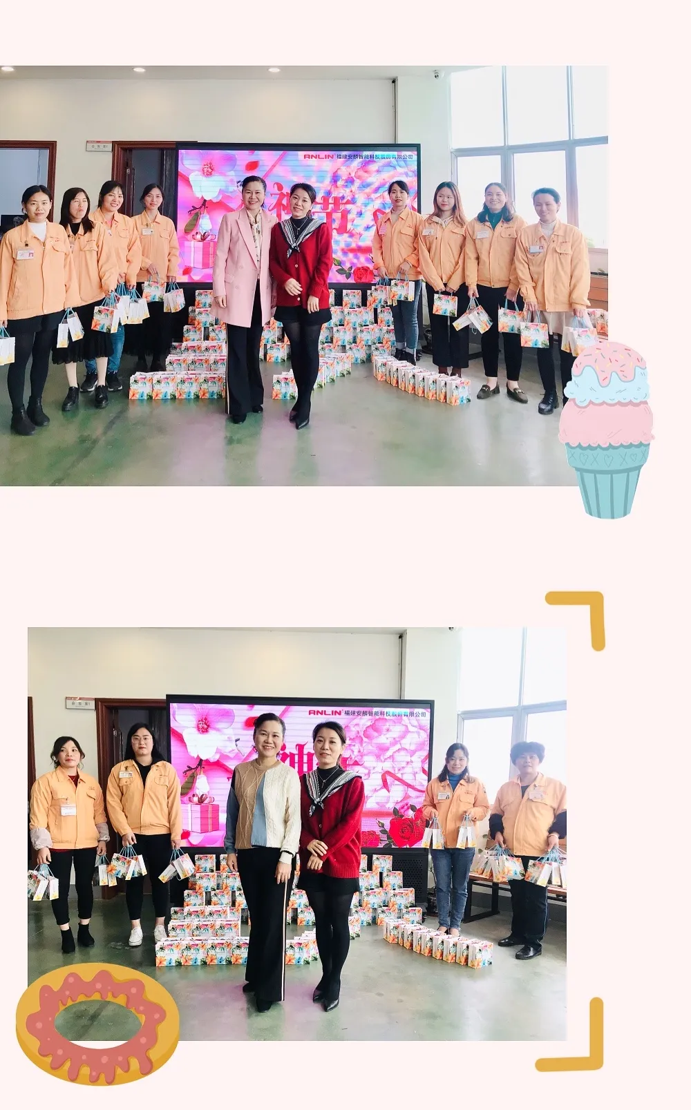 為安麟的女同胞們獻(xiàn)上了節(jié)日的問候