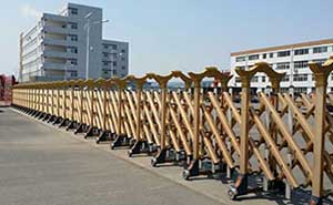 遼寧撫順石油機械有限責(zé)任公司伸縮門工程案例