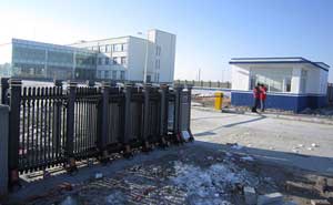 大慶市慶然天然氣有限公司伸縮門(mén)案例