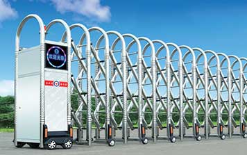 鉆石網(wǎng)花-A025電動伸縮門