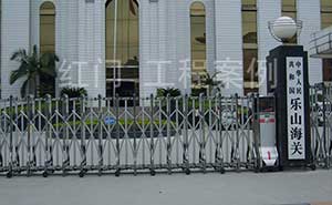 樂山中華人民共和國樂山海關電動伸縮門案例