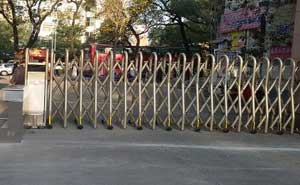 桂林陸軍學(xué)院電動伸縮門案例