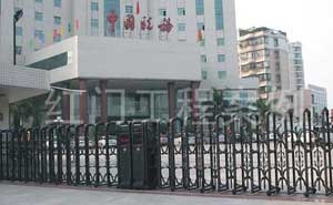 汕頭澄海國家稅務(wù)局電動伸縮門案例