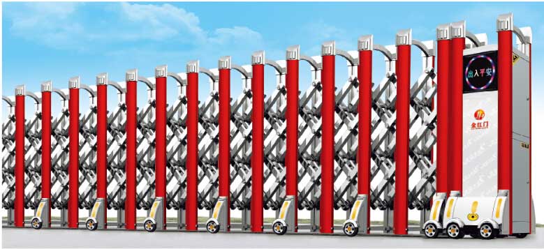 金紅門電動(dòng)伸縮門