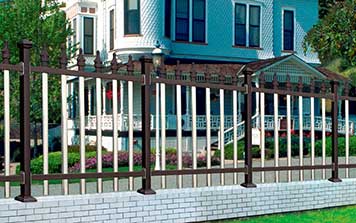 鋅鋼護(hù)欄 - 護(hù)欄 02（古銅色）