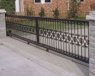 鐵藝電動平移門