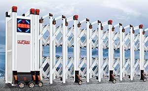 現(xiàn)代六號鋁合金伸縮門