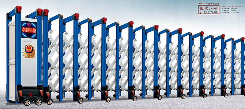 現(xiàn)代八號(hào)鋁合金伸縮門(mén)