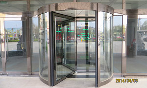 霸州市地稅局旋轉(zhuǎn)門案例