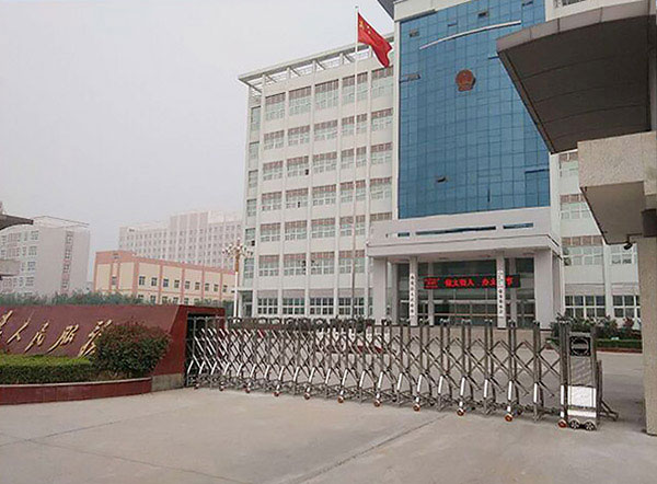 盛世昌?。蛻舭咐?-電動伸縮門）--河南內黃縣政府 - 中出網-智能出入口與停車充電門戶