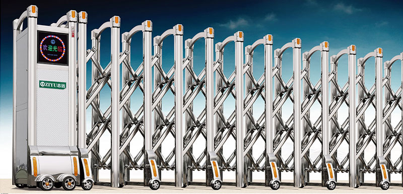 精鋼衛(wèi)士610-D不銹鋼伸縮門(mén)