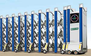 巨龍2號(hào)不銹鋼伸縮門