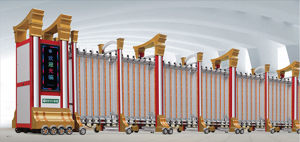 啟航810-B鋁合金伸縮門(mén)