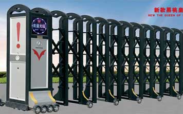 新款黑桃皇后電動伸縮門