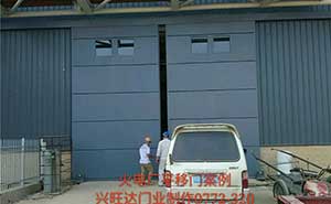 鹿寨火電廠平移門案例