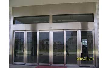 帶固定搖頭不銹鋼包框自動感應(yīng)門