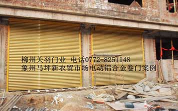 鈦鑫色鋁合金卷閘門