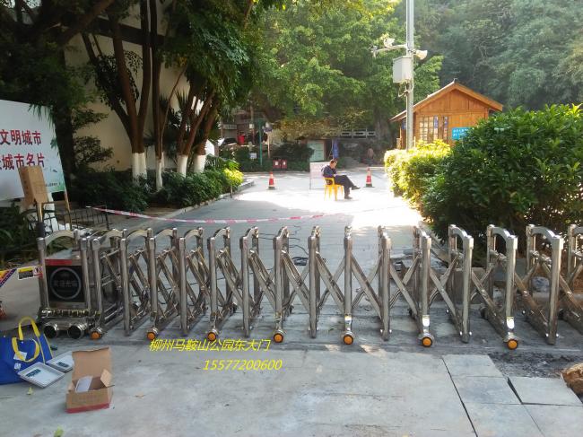 柳州市馬鞍山公園電動門案例 - 中出網(wǎng)-智能出入口與停車充電門戶