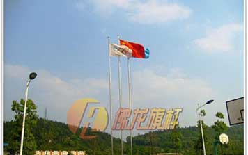 旗桿 - 錐型手動內(nèi)置式旗桿