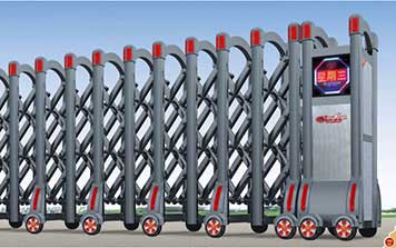 盛世中華-A5鋁合金電動伸縮門