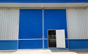 安陽八方路橋設(shè)備有限公司工業(yè)平移門案例 - 中出網(wǎng)-智能出入口與停車充電門戶