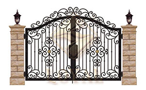 鐵藝大門(mén) - 古典庭院門(mén)